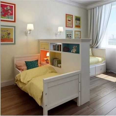 Room Divider Ideas Bedroom, Bedroom Ideas Dark Furniture, Bedroom Design Master, Boy And Girl Shared Bedroom, Bedroom Divider, Bedroom Ideas Dark, Bedroom Ideas Modern, Kids Rooms Shared, Kids Shared Bedroom