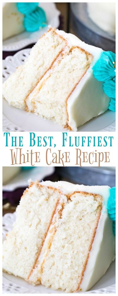 Best White Cake, Best White Cake Recipe, Cupcake Receptek, Mousse Au Chocolat Torte, White Cake Recipe, Cake Hacks, Weekly Meals, Cake Recipes From Scratch, Vanilla Cake Recipe