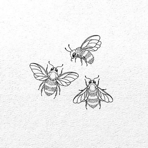 Magnolia Parks, Bee Drawing, Insect Tattoo, Bee Tattoo, Arte Inspo, Little Tattoos, Dope Tattoos, Simplistic Tattoos, Raise Money