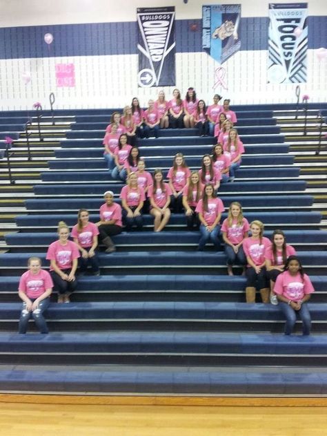 Cheer Pink Out Ideas, Pink Out Night Volleyball, Volleyball Pink Out Ideas, Pink Out Game Ideas, Pink Out Volleyball Game, Dig Pink Volleyball, Dig Pink Volleyball Ideas, Pink Out Volleyball, Volleyball Locker Decorations