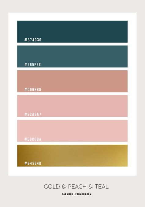 Peach and Teal Bedroom with Gold Accessories | Salmon Pink Bedroom Teal And Beige Living Room, Peach And Teal Bedroom, Colour Scheme For Bedroom, Salmon Bedroom, Teal Colour Scheme, Teal And Pink Bedroom, Peach Bedroom, Teal Color Palette, Teal Color Schemes