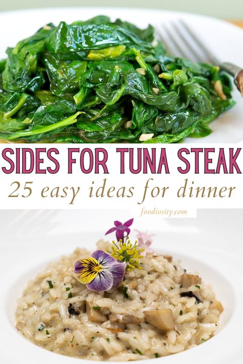 Seared Ahi Tuna Dinner Ideas, Fresh Tuna Steak Salad Recipe, Sides With Ahi Tuna, Easy Ahi Tuna Recipe, Italian Tuna Steak Recipes, Ahi Tuna Meal Ideas, Mediterranean Diet Tuna Steak Recipes, Tuna Steak Healthy Recipes, Fresh Tuna Recipes Grilled