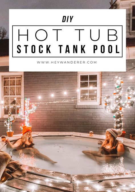 Hot Tub Stock Tank, Stock Tank Hot Tub, Stock Tank Swimming Pool, Tank Swimming Pool, Stock Pools, Diy Stock Tank, Stock Tank Pool Diy, Pool Diy, Diy Hot Tub