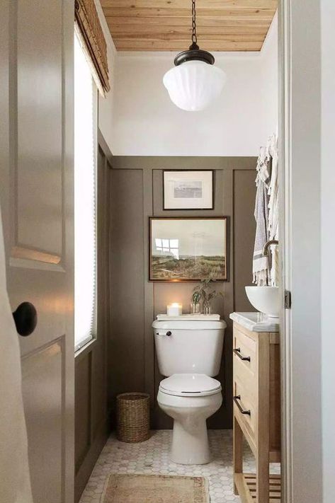 Downstairs Bathroom, Basement Bathroom, Upstairs Bathrooms, Bathroom Redo, House Bathroom, Farmhouse Bathroom, Guest Bathroom, Pretty House, Bathroom Makeover