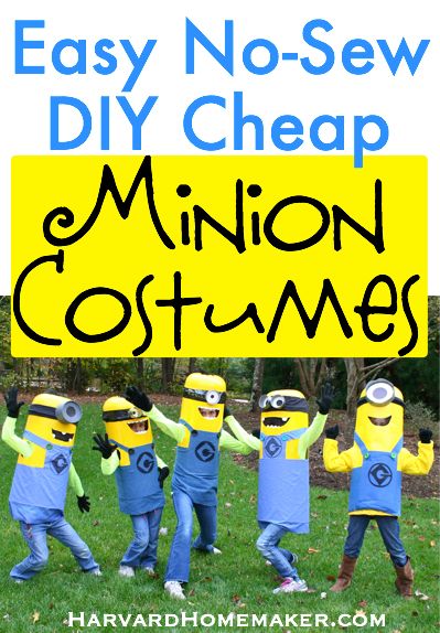 Easy Minion Costumes Diy, Adult Minion Costume, Minion Diy, Minions Costume, Diy Minion Costume, Homemade Minion Costumes, Minions Kids, Minion Costume, Diy Minions