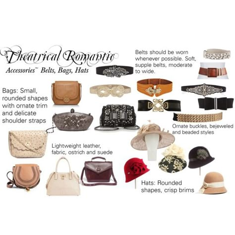 Theatrical Romantic Accessories: Bags, Belts, Hats Theatrical Romantic Style, Romantic Accessories, Valentines Day Quotes For Him, Kibbe Romantic, Theatrical Romantic, Suede Hat, Winter Typ, Romantic Blouses, Romantic Jewellery