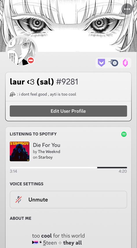 Aesthetic Discord About Me Ideas, Aesthetic Discord Profile Layout, Y2k Names For Discord, Y2k Pfps For Discord Anime, Discord Username Ideas Y2k, Discord Custom Status Ideas, Discord Nitro Profile Ideas, Discord Name Ideas, Discord Layout Ideas