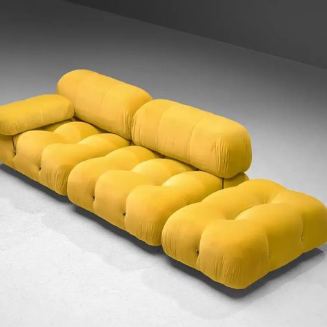 9 of the Best Couches and Most Iconic Sofas You Should Probably Know About | Architectural Digest Sofa Reupholstered, Yellow Couch, Latest Sofa Designs, Modular Sofa Design, Cool Couches, Modular Couch, Yellow Sofa, Togo Sofa, Mario Bellini