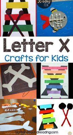 Letter X Crafts Letter X Crafts for preschool or kindergarten - Fun, easy and educational! Students will have fun learning and making these fun crafts! Letter X Projects For Preschool, Xylophone Craft Preschool, Letter Exploration, Aa Letter, Letter X Crafts, Letter Play, Classroom Bathroom, Preschool Letter Crafts, Easy Preschool Crafts