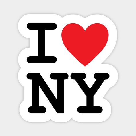 I Love NY -- Choose from our vast selection of magnets to match with your desired size to make the perfect custom magnet. Pick your favorite: Movies, TV Shows, Art, and so much more! Available in two sizes. Perfect to decorate your fridge, locker, or any magnetic surface with. Laptop Stickers Disney, Macbook Case Stickers, Suitcase Stickers, Cute Laptop Stickers, Macbook Stickers, Iphone Case Stickers, Collage Phone Case, I Love Ny, Phone Stickers