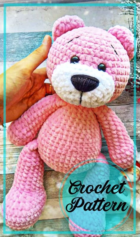 Amazing and Cute Amigurumi Pattern Ideas and New Trends - Womensays.com Women Blog Large Crochet Bear Pattern Free, Free Crochet Teddy Bear Pattern English, Amigurumi Free Pattern Pdf English, Crochet Teddy Free Pattern, Crochet Plush Teddy Bear Pattern Free, Crochet Teddy Bear Pattern Free Amigurumi, Crochet Teddy Bear Pattern Free Easy Amigurumi, Free Pdf Crochet Patterns English, Free Crochet Teddy Bear Pattern