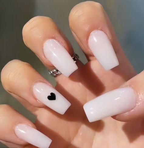 Square Acrylic Nails Mid Length, Cute Simple Nails Coffin Medium, Mid Length Coffin Acrylic Nails, Simple Nail Ideas Medium Length, Nails Acrylic First Day Of School, Mid Coffin Acrylic Nails, Cheap Nail Ideas Acrylic, Nails Inspiration Medium Length, Mid Length Nails Acrylic Coffin