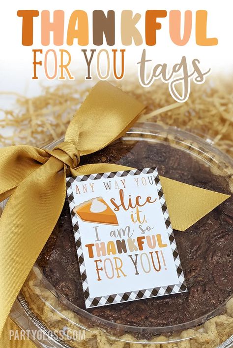 Thanksgiving Appreciation Printable Tag Fall Pie Gift | Etsy Thanksgiving Teacher Gifts, Thanksgiving Appreciation, Business Marketing Gifts, Thanksgiving Tags, Pie Gifts, Volunteer Appreciation Gifts, Teachers Thanksgiving, Fall Pies, Appreciation Gifts Diy