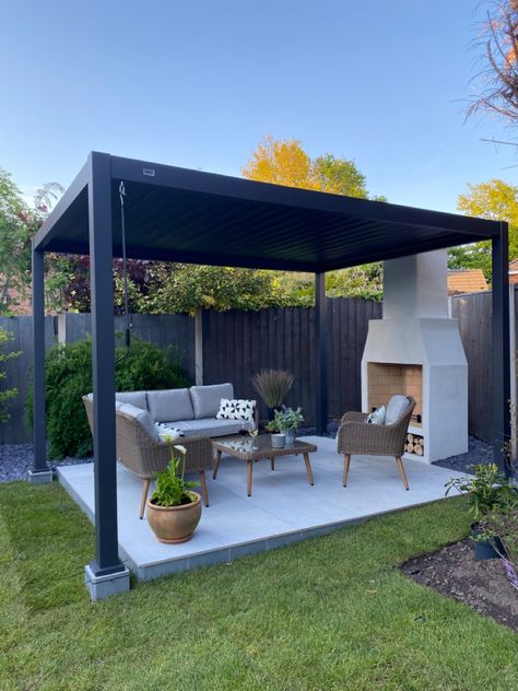 Pergola Patio Ideas Diy, Modern Backyard Landscaping, Backyard Seating, Backyard Renovations, Patio Garden Design, Backyard Remodel, Modern Backyard, Have Inspiration, Patio Makeover