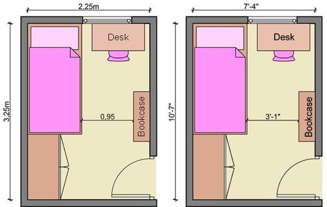 Square Bedroom Layout Ideas With Desk, 9 By 9 Bedroom Layout, Small Room Layout With Desk, Medium Bedroom Layout, Bedroom Ideas For Medium Sized Rooms, 2.5 X 2.5 Bedroom, Small Room Layouts Bedroom, Kids Room Layout Floor Plans, Medium Size Room Ideas Bedrooms