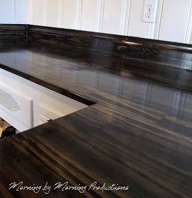 Diy Wood Counters, Beautiful Countertops, Countertop Makeover, Diy Kitchen Countertops, Kitchen Counter Top, Diy Holz, Wood Counter, Up House, Wood Countertops