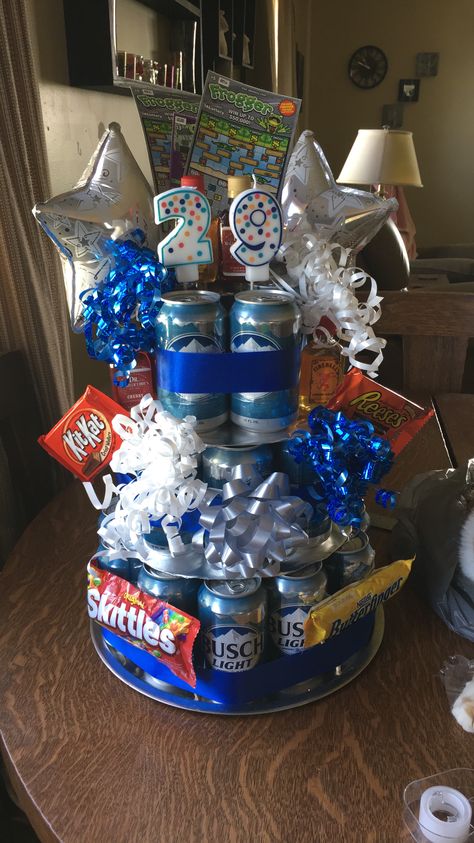 Beer cake, 29 beers for 29th birthday! 29th Birthday Ideas For Him Boyfriends, Mens 29th Birthday Ideas, 29 Birthday Ideas For Men, 29 Birthday For Him, 37 Birthday Ideas For Husband, 29th Birthday Cakes For Him, 29 Birthday Ideas For Him, 29 Birthday Cakes For Him, 34th Birthday Ideas For Him