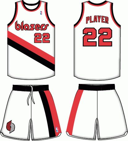 Portland Trail Blazers Home Uniform 1978-1991 Nba Uniforms, Portland Trail Blazers, Virtual Museum, Sports Logos, Portland Trailblazers, Trail Blazers, Home Logo, Nba Players, Sports Logo