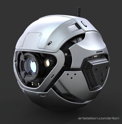 ArtStation - Sci-Fi Probe, Nikolay Temnikov Teknologi Futuristik, Sci Fi Props, Teknologi Gadget, Drones Concept, Starship Design, Drone Design, Sci Fi Models, Arte Robot, Spaceship Concept