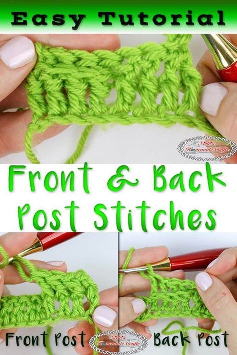 Learn how to crochet the Front and Back Post crochet stitch easily. You will learn how to crochet this stitch using the Double Crochet. It comes with a Photo and Video Tutorial. #crochet #freecrochet #freepattern #freecrochetpattern #doublecrochet #crochettutorial #frontpost #frontpostdoublecrochet #fpdc #backpost #backpostdoublecrochet #bpdc #basiccrochet Fpdc Crochet Stitch, Crochet It, Back Post Double Crochet, Beginner Crochet Tutorial, Front Post Double Crochet, Beginner Crochet Projects, Tutorial Crochet, Learn How To Crochet, Stitch Crochet