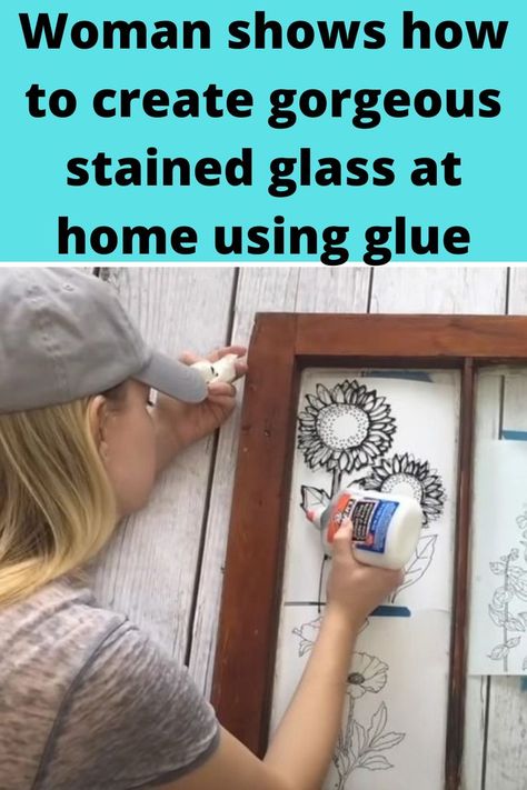 Stained Glass Diy Projects, Stained Glass Diy Tutorials, Flower Making Paper, Making Paper Flowers, Diy Stained Glass Window, Stain Glass Window Art, Diy Staining, Stained Glass Patterns Free, Flowers Home Decor