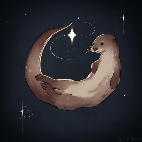 lil bro chillin in space 💫 available on my inprnt 🫶��🏻 #otter #otterdrawing #digitalart #digitaldrawing #clipstudiopaint #xppen #digitalartist #art #drawing Cute Otter Art, Space Otter, Otter Drawing, Otter Illustration, Otter Art, Otters Cute, Lil Bro, Space Available, Fox Art