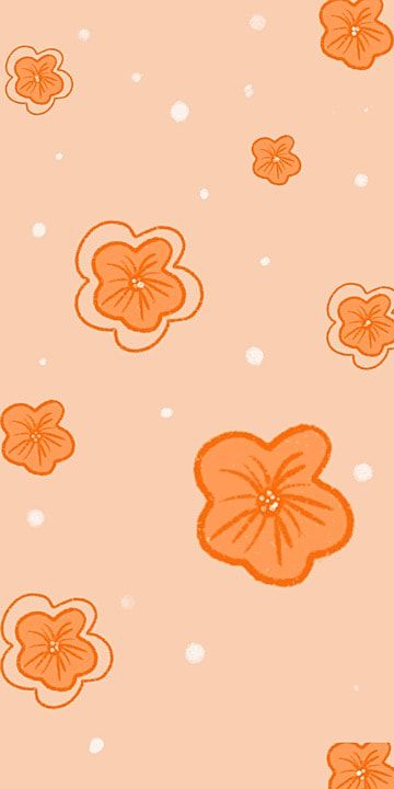 Wallpaper Powerpoint, Flower Background Images, Mobile Phone Wallpaper, Watercolor Flower Background, Flower Mobile, Pink Watercolor Flower, Spring Wallpaper, Orange Aesthetic, Preppy Wallpaper