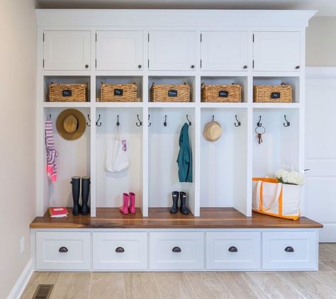 Entryway Cubbies, Cubby Ideas, Mudroom Cubbies, Mudroom Remodel, Mudroom Makeover, Laundry Room/mud Room, Mudroom Lockers, Mudroom Ideas, Mudroom Decor