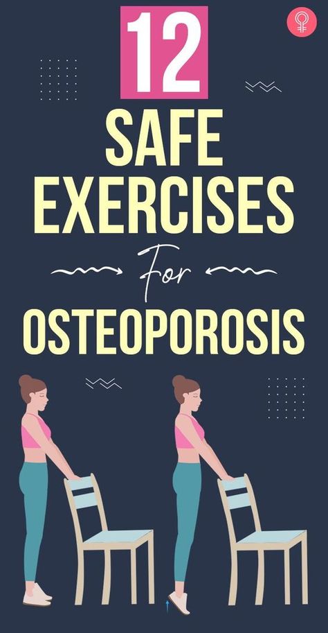 12 Safe Exercises For Osteoporosis: Doing these low-impact, no-impact, and weight-bearing exercises for 10-15 minutes daily can potentially reverse and prevent osteoporosis. Read the guidelines recommended by experts and the benefits of osteoporosis exercises too. #osteoporosis #health #fitness Stretches For Osteoporosis, Safe Exercises For Osteoporosis, Osteoporosis Exercises Strength Training, Weight Bearing Exercises For Osteoporosis, Pilates For Osteoporosis, Exercise For Osteoporosis, Weight Bearing Exercises For Seniors, Osteoporosis Exercises For Women Over 50, Exercise For Osteoporosis For Women