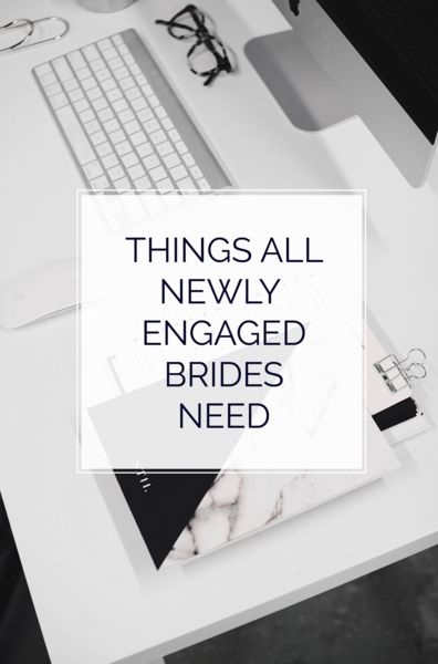 wedding planning tips, wedding inspiration, how to plan a wedding by yourself | Things All Newly Engaged Brides Need | Kennedy Blue Engaged Checklist, Gifts For The Groom, Wedding Assistant, Engagement Gifts Newly Engaged, Plan A Wedding, Dream Destination Wedding, Wedding Planning Guide, Planning Checklist, Newly Engaged