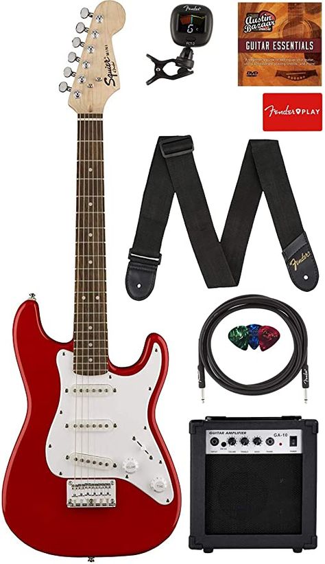 Epiphone Sg, Fender Electric Guitar, Guitar Cable, Guitar Kits, Fender Squier, Shell Pink, Online Lessons, Guitar For Beginners, Guitar Pickups