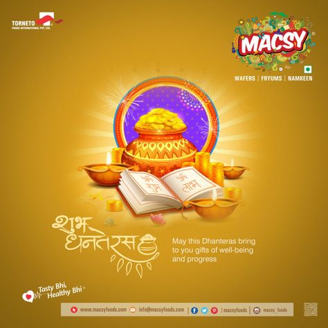 Happy Dhanteras Creative Poster, Dhan Teras, Dhanteras Creative, Diwali Poster, Navratri Wishes, Holi Wishes, Social Media Branding Design, Indian Wedding Invitation Cards, Happy Dhanteras