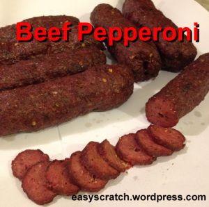 Ground Beef And Pepperoni Recipes, Homemade Lunchmeat, Beef Snack Stick Recipe, Beef Sticks Recipe, Dehydrating Eggs, Pepperoni Recipe, Snack Stick Recipe, Deer Jerky Recipe, How To Make Pepperoni