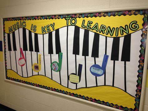 Music In Our Schools Month Music Room Bulletin Boards, Music In Our Schools Month, Music Classroom Bulletin Boards, Music Display, Music Bulletin Board, Music Bulletin Boards, Class Bulletin Boards, Music Classroom Decor, Elementary Music Education