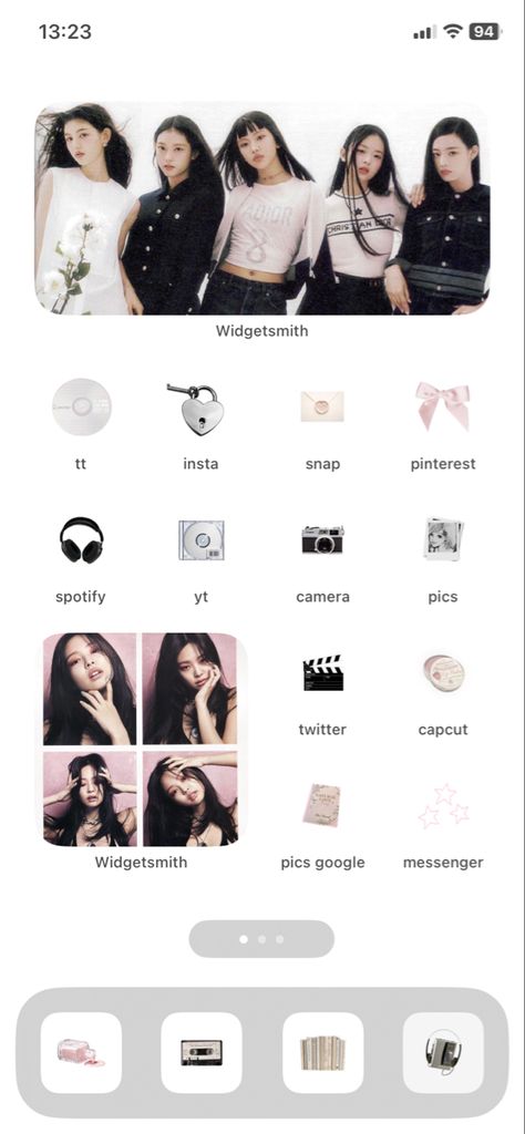 kpop homescreen ideas Kpop Homescreen Ideas, Kpop Ios 16, Kpop Homescreen, Android Theme, Phone Inspiration, Iphone Organization, Homescreen Ideas, Iphone App Design, Ios 16