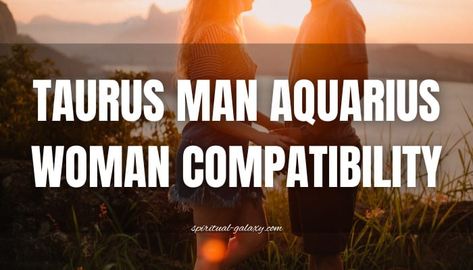 A Taurus and Aquarius couple can work things out. Both of you have the means to exert independence in your daily routine.  As a result, both of you can depend on each other without hesitation. Aquarius Woman And Taurus Man, Aquarius And Taurus Relationship, Taurus Man Aquarius Woman, Aquarius And Taurus, Taurus Relationships, Taurus Compatibility, Aquarius Compatibility, Taurus And Aquarius, Relationship Compatibility