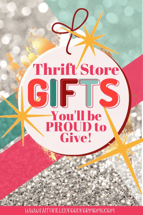 Best Thrifted Gifts, Goodwill Gift Ideas, Thrifted And Gifted, Thrifting Christmas Gifts, Thrift Store Christmas Gifts, Thrift Gift Ideas, Thrifted Christmas Gifts, Thrifted Gift Ideas, Thrift Store Christmas