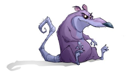 ArtStation - rat Cartoon Rats Drawing, Rat Illustrated, Rat Character Design, Rat Cartoon, Rat Character, Rat Drawing, Cartoon Rat, Rat Art, Monster Drawing