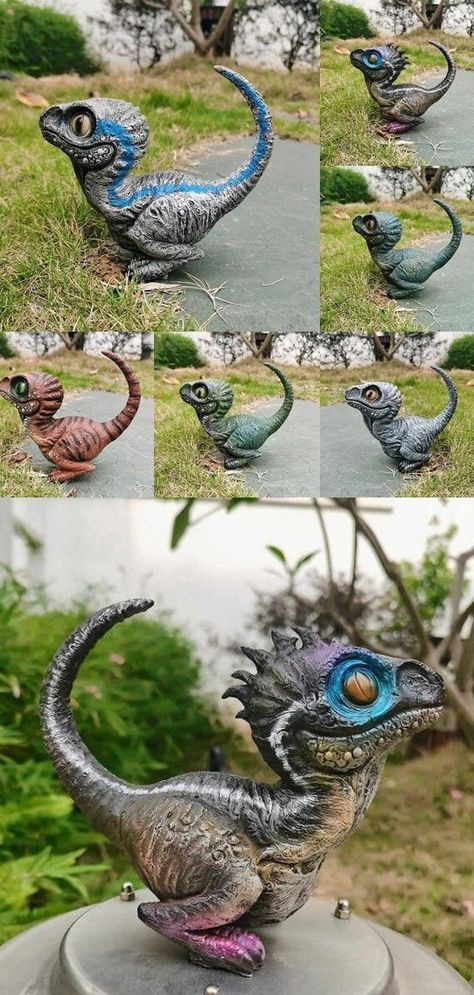 This is not only a meaningful decoration but also a collection with value!!
This collectable New born Velociraptor is the absolute porfect gift.



Hand sculpted and resin cast baby velociraptors with a variety of hand-painted skins to choose from. Including the evil hybrid "Indo-raptor".



Ideal Gift: A perfect gift for family, friends and loved ones who are dinosaur lovers.  A unique embellishment to enliven every corner in your garden or any room in your home. House Redo, Household Products, Resin Casting, Crafty Stuff, Gift For Family, Dinosaurs, Mother Nature, Family Friends, Gifts For Family