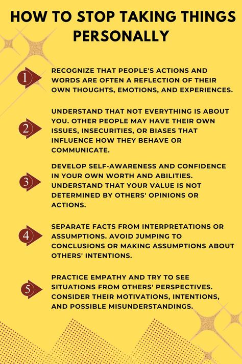 How To Take Things Less Personally, Don't Take Anything Personally, Not Taking Things Personally, How To Stop Taking Things Personally, How To Not Take Things Personally, Stop Taking Things Personally, Taking Things Personally, Practicing Self Love, Mental Health Therapy