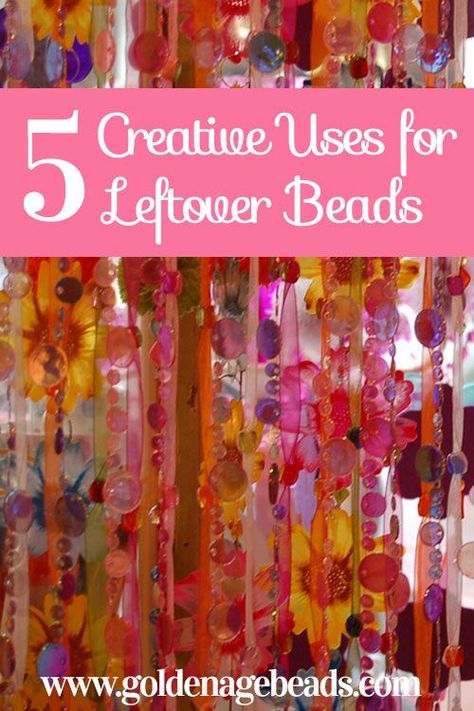 Leftover Beads Projects, What To Make With Beads, Large Hole Bead Jewelry, Glass Bead Crafts Diy, Glass Bead Crafts, Glass Beads Diy, Seed Bead Art, Bead Soup, Lampwork Bead Jewelry