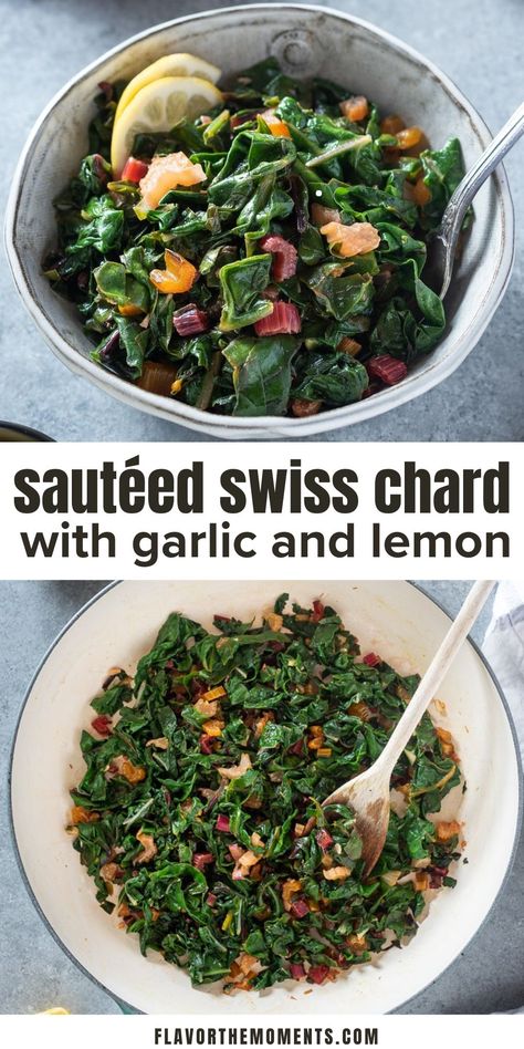 Cooking Swiss Chard, Chard Recipes Healthy, Swiss Chard Recipes Easy, Chard Salad, Rainbow Chard Recipes, Sauteed Swiss Chard, Swiss Chard Recipes, Chard Recipes, Rainbow Chard