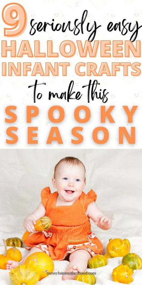 No little one is too small to make these adorable Halloween crafts for infants! Using hand and footprints, these simple infant crafts will double as keepsakes for years to come! Halloween Crafts For 16 Month Old, Halloween Craft For Infants Daycare, Halloween Infant Crafts Daycare, Baby’s First Halloween Craft Ideas, Halloween Infant Activities, Fall Crafts For Baby, Halloween Baby Craft Ideas, Baby Halloween Crafts Ideas, September Crafts For Infants