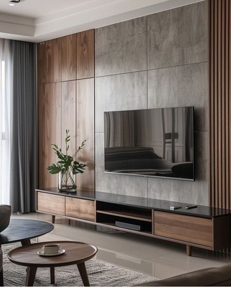 Bedroom Wall Decor Ideas, Modern Tv Room, Tv Wall Decor Ideas, Modern Tv Unit Designs, Tv Unit Design Modern, Tv Unit Furniture Design, Modern Tv Wall Units, Tv Unit Interior Design, Latest Living Room Designs