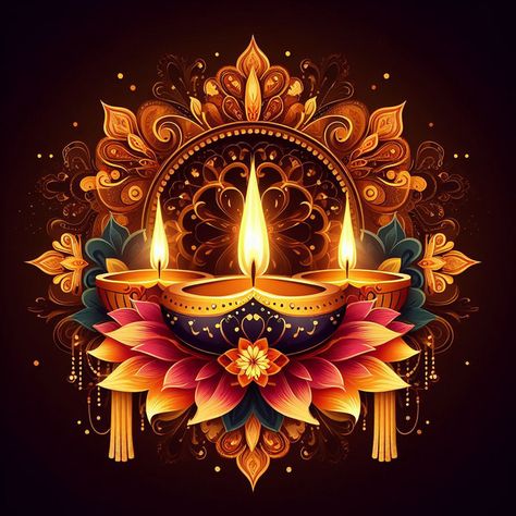 Rangoli Background Design, Dipawali Drawing Ideas, Happy Diwali Cards Design, Diwali Cards Design, Dipak Diwali, Happy New Year Diwali, Happy New Year And Diwali, Diwali Drawings, Diwali Festival Drawing