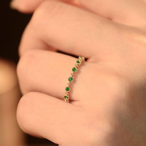 Celebrate your individuality with a custom birthstone emerald ring. Carry your birth month's beauty wherever you go. WhatsApp: +8618520595760 #CustomBirthstoneRing #CelebrateIndividuality #BirthMonthBeauty #emeraldring Simple Ring Design, Custom Birthstone Ring, Ruby Ring Gold, Smart Jewelry, Simple Ring, Gold Fashion Necklace, Jewelry Lookbook, Put A Ring On It, Fancy Jewelry