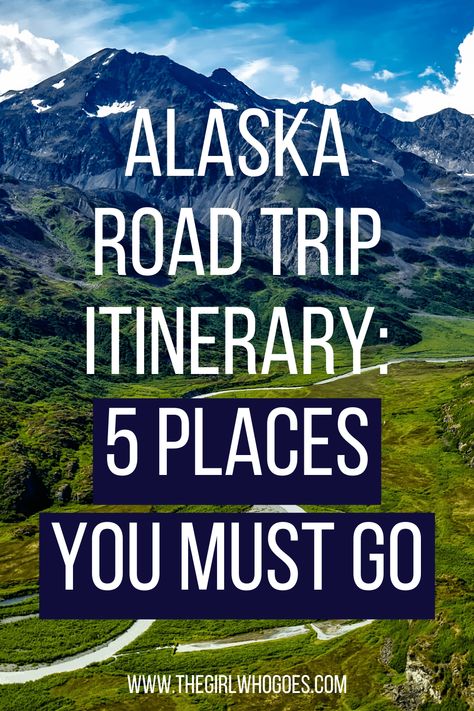 Alaska Road Trip Itinerary: 5 Places You Should Go Alaska Road Trip, Kenai Peninsula, Alaska Adventures, Road Trip Map, Alaska Vacation, Kenai Fjords, Alaskan Cruise, Denali National Park, Travel Wishlist