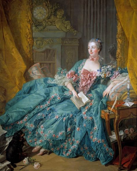 The Royal Mistress: Often the Most Powerful Person in a King’s Court - HISTORY Madame Pompadour, Rococo Art, Rococo Fashion, Historical Eras, 18th Century Fashion, National Gallery Of Art, Rococo Style, Classical Art, Pompadour