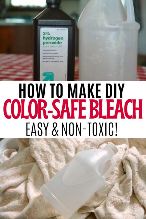 Homemade Bleach, Diy Bug Spray, Bleach Alternative, Natural Bleach, Homemade Cleaning Supplies, Toxic Cleaning Products, Natural Alternatives, Laundry Routine, Eco Friendly Cleaning Products