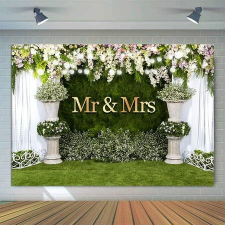 Ceremony backdrop outdoor